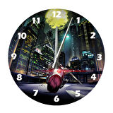 Tİ-PLAY HIZLI ŞEHİR 30X30CM AKRİLİK DEKORATİF MODERN DUVAR SAATİ