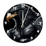 Tİ-PLAY ASİL KARTAL 30X30CM AKRİLİK DEKORATİF MODERN DUVAR SAATİ