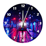 Tİ-PLAY DUR GİTME 30X30CM AKRİLİK DEKORATİF MODERN DUVAR SAATİ