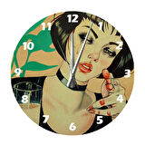 Tİ-PLAY İÇELİM DERTLERLE 30X30CM AKRİLİK DEKORATİF MODERN DUVAR SAATİ