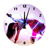 Tİ-PLAY HAREKETE GEÇ 30X30CM AKRİLİK DEKORATİF MODERN DUVAR SAATİ
