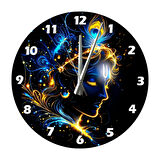 Tİ-PLAY RENKLİ HAYAT 30X30CM AKRİLİK DEKORATİF MODERN DUVAR SAATİ