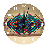 Tİ-PLAY DÜŞŞEL BOYUT 30X30CM AKRİLİK DEKORATİF MODERN DUVAR SAATİ