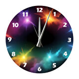 Tİ-PLAY GECENİN RENGİ 30X30CM AKRİLİK DEKORATİF MODERN DUVAR SAATİ