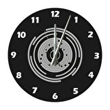 Tİ-PLAY NOSTALJİK 30X30CM AKRİLİK DEKORATİF MODERN DUVAR SAATİ