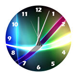 Tİ-PLAY KARANLIK IŞILTI 30X30CM AKRİLİK DEKORATİF MODERN DUVAR SAATİ