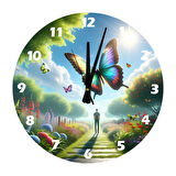 Tİ-PLAY BİR MASAL GİBİ 30X30CM AKRİLİK DEKORATİF MODERN DUVAR SAATİ