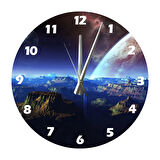 Tİ-PLAY YABANCI GEZEGEN 30X30CM AKRİLİK DEKORATİF MODERN DUVAR SAATİ