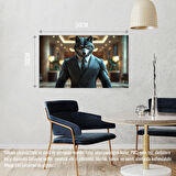 KURT MUHAFIZ GÖREVİNDE 01 ÇERÇEVESİZ 50X30 CM PVC TABLO