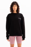 JUSTEVER Bisiklet Yaka Nakışlı Şardonlu İçi Polarlı Gri Kadın Sweatshirt - Rigil