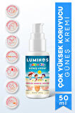  Luminos Bebeklere Ve Çocuklara Özel Doğal Formül Spf 50+ Güneş Kremi