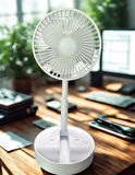 108 Taşınabilir Masaüstü Beyaz Usb Fan