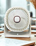 ZB112 Taşınabilir Masaüstü Beyaz Usb Fan
