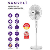 Inova Samyeli 16 inç Ayaklı Sanayi Tipi Vantilatör