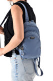 Unisex Paraşüt Kumaş Suya Dayanıklı 3 Bölmeli Çapraz Ve Sırtlık Askılı Body Bag