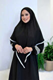 Şal Elbise İkili Takım 6036 Siyah