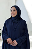 Tunik, Pantolon ve Abaya Üçlü Takım 8663 Lacivert