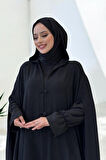 Tunik, Pantolon ve Abaya Üçlü Takım 8663 Siyah