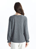 LCW Grace ANTRASİT Bisiklet Yaka Kadın Bluz