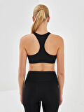 XSIDE ACTIVE SİYAH U Yaka Kadın Spor Büstiyer