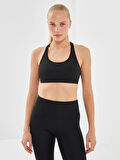 XSIDE ACTIVE SİYAH U Yaka Kadın Spor Büstiyer