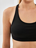 XSIDE ACTIVE SİYAH U Yaka Kadın Spor Büstiyer