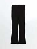 Beli Lastikli Parlak Görünümlü Kadın Triko Pantolon_W4KJ21Z8-CVL_8684680172985_2XL