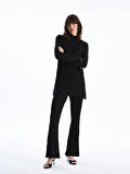 Beli Lastikli Parlak Görünümlü Kadın Triko Pantolon_W4KJ21Z8-CVL_8684680172985_2XL