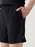 XSIDE ACTIVE Siyah Standart Kalıp Erkek Spor Şort