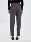 LCW Vision GRİ Kadın Havuç Kesim Düz Pantolon