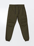 XSIDE HAKİ Standart Kalıp Gabardin Erkek Jogger Pantolon