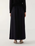 LCW Grace Siyah Beli Lastikli Kadın Etek