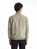 LCWAIKIKI Classic Indigo Çift Taraflı Fermuarlı Erkek Bomber Mont