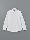 LCWAIKIKI Formal Beyaz Slim Fit Uzun Kollu Poplin Erkek Gömlek