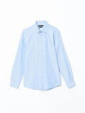 LCWAIKIKI Formal Mavi Slim Fit Uzun Kollu Oxford Erkek Gömlek