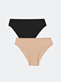 LCW DREAM Pembe Düz Brazilian Külot 2'li