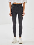 LCW Jeans GRİ Jüpiter Süper Skinny Fit Kadın Jean Pantolon