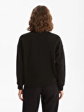 Bisiklet Yaka Oversize Kadın Kalın Sweatshirt_W4KY61Z8-CVL_8684681037382_XL