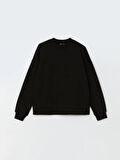Bisiklet Yaka Oversize Kadın Kalın Sweatshirt_W4KY61Z8-CVL_8684681037382_XL