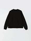 Bisiklet Yaka Oversize Kadın Kalın Sweatshirt_W4KY61Z8-CVL_8684681037382_XL
