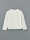 Bisiklet Yaka Düz Oversize Kadın Sweatshirt_W4KF05Z8-R9J_8684681039386_L