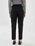 LCW Vision SİYAH Beli Kemerli Loose Fit Kadın Pantolon