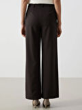 Standart Fit Düz Geniş Paça Kadın Pantolon_W44356Z8-HDT_8684681252723_34