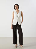 Standart Fit Düz Geniş Paça Kadın Pantolon_W44356Z8-HDT_8684681252723_34