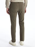 LCWAIKIKI Basic KAHVERENGİ Dar Kalıp Erkek Chino Pantolon