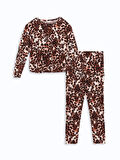 Bisiklet Yaka Leopar Desenli Polar Kadın Pijama Takımı_W4L555Z8-LQY_8684681317972_3XL