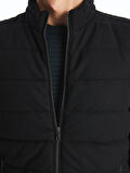 LCW Vision Siyah Slim Fit Dik Yaka Erkek Şişme Yelek