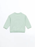 Bisiklet Yaka Baskılı Erkek Bebek Sweatshirt ve Eşofman Alt 2'li_W4KM10Z1-SRB_8684681448027_6-9 Ay