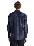 LCWAIKIKI Classic Lacivert Regular Fit Poplin Erkek Gömlek