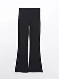 Ekstra Dar Fit İspanyol Paça Kadın Pantolon_W4K503Z8-CVL_8684681618420_42